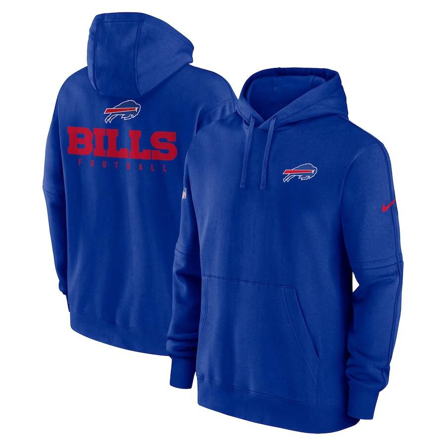 Men 2023 NFL Buffalo Bills blue Sweatshirt style 1